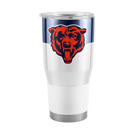 Logo Brands Chicago Bears 30oz Colorblock Stainless Tumbler 606-S30T-11